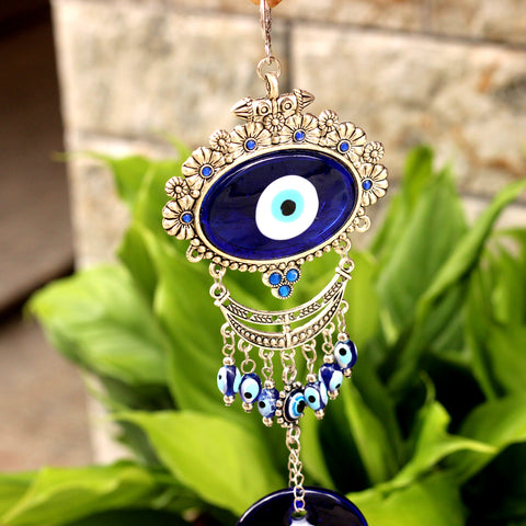 Blue Turkish Evil Eye Wall Ornaments Indoor Pendants