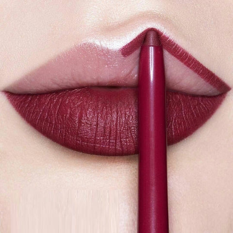 Matte Finish Long Lasting No Stain On Cup Discoloration Resistant Lipstick Lip Liner