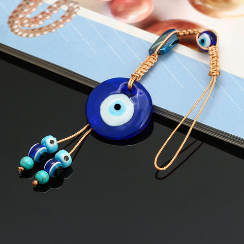 Evil Eye Bead Ornaments Wall Decoration Braided String Decoration Home Living Room Car